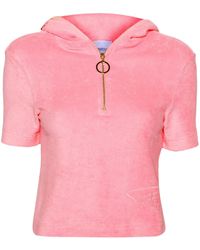 Patou - Half-Zip Terrycloth Polo Shirt - Lyst
