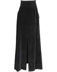 Isaia - Front-Slit Maxi Skirt - Lyst