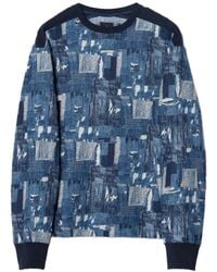 Maharishi - Mahaboro Patchwork-Effect Long-Sleeve Sweatshirt - Lyst