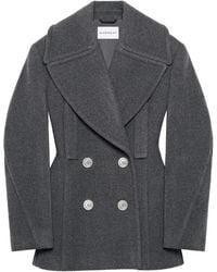 Givenchy - Double-Breasted Balloon-Sleeve Jacket - Lyst