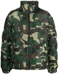 Heron Preston - Gefütterte Jacke Mit Camouflage-Print - Lyst