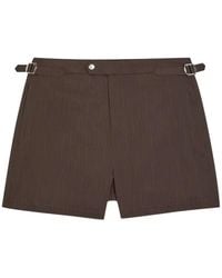 Raith - Silas Buckle-Fastening Swim Shorts - Lyst