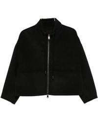 Giorgio Brato - Drawstring High-Neck Jacket - Lyst