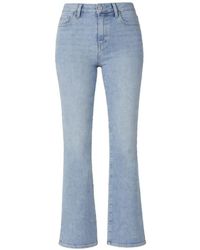 PAIGE - Mason Crop Flared Jeans - Lyst