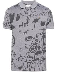 Vivienne Westwood - Graphic-Print Polo Shirt - Lyst