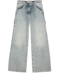 Semicouture - Mid-rise Wide-leg Jeans - Lyst
