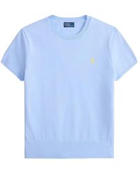 Polo Ralph Lauren - Short-Sleeve Crew-Neck Sweater - Lyst