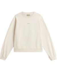 Woolrich - Fleece Crew-Neck Sweatshirt - Lyst