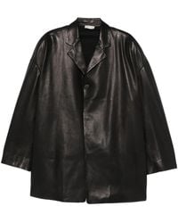 Fear Of God - Button-Up Leather Coat - Lyst