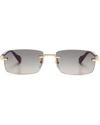 Gucci - Rectangle-Frame Sunglasses - Lyst