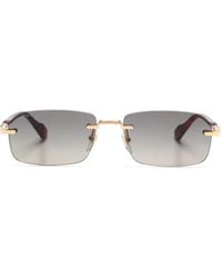 Gucci - Gafas de sol con montura rectangular - Lyst