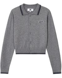 Chocoolate - Logo-Patch Tipped Cardigan - Lyst
