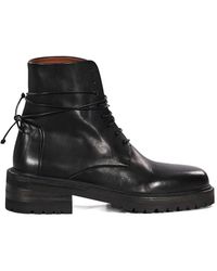 Marsèll - Calzone Lace-Up Leather Boots - Lyst