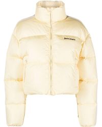 Palm Angels - Logo-Embroidered Puffer Jacket - Lyst