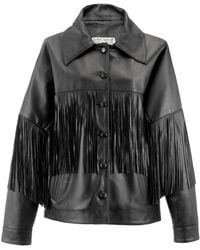 Dan Cassab - Taylor Fringe-Detailing Jacket - Lyst