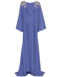 Saiid Kobeisy - Embellished Crepe Kaftan - Lyst