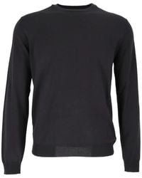 Zanone - Jersey Giro De Punto Fino Con Cuello Redondo - Lyst