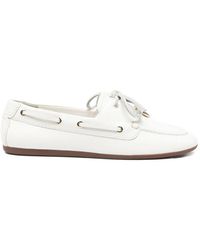 Maje - Lace-Up Charm Boat Shoes - Lyst