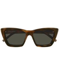 Saint Laurent - Sl 276 Mica Plump Cat-Eye Sunglasses - Lyst