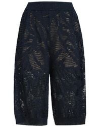 Brunello Cucinelli - Crochet-Knit Shorts - Lyst