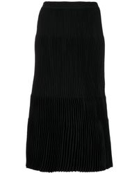 JNBY - Ribbed-knit Mid-length Skirt - Lyst