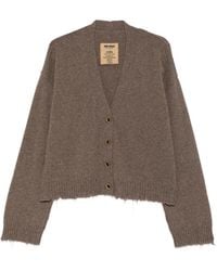 Uma Wang - Cardigan Over À Effet Usé Et Col V - Lyst