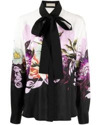 Elie Saab - Floral-print Silk Shirt - Lyst