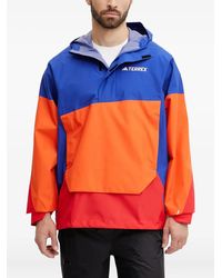 adidas - Giacca Con Design Color-Block E Cappuccio - Lyst