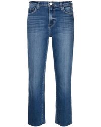 L'Agence - Sada High-rise Cropped Jeans - Lyst