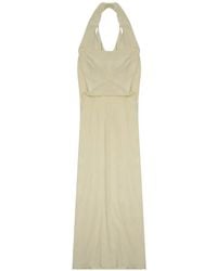Alysi - Silk Midi Dress - Lyst