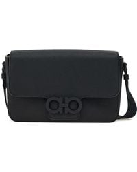 Ferragamo - Sac Porté Épaule À Boucle Gancini - Lyst