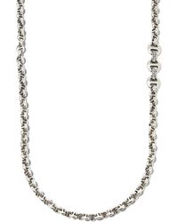Hoorsenbuhs - Silver Diamond Necklace - Lyst