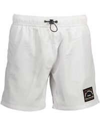 KARL LAGERFELD - Logo-Patch Drawstring Swim Shorts - Lyst