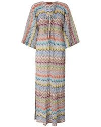 Missoni - Long Lamé Cover-Up Caftan - Lyst