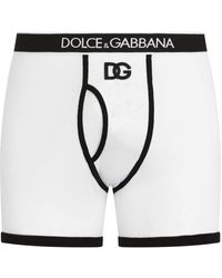 Dolce & Gabbana - Boxer con logo DG - Lyst