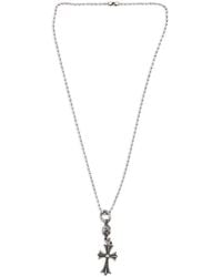 Chrome Hearts - Cross Ball-Chain Necklace - Lyst
