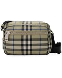 Burberry - Check Crossbody Bag - Lyst