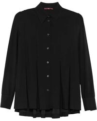 High - Equally Pleated Long-Sleeve Shirt - Lyst
