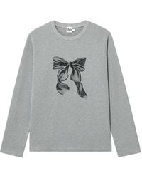 B+ AB - リボンプリント スウェットシャツ - Lyst