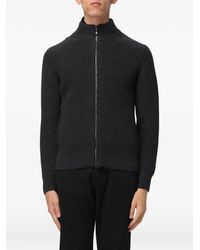 Drumohr - Vest Met Rits En Lange Mouwen - Lyst