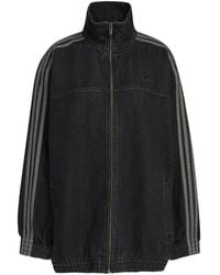 adidas - Firebird Adilenium Striped Zip Jacket - Lyst