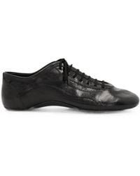 Dries Van Noten - Leather Ballerina Sneakers - Lyst