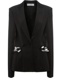 JW Anderson - Chain-Detailed Single-Breasted Blazer - Lyst