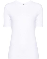 Totême - Geripptes T-Shirt - Lyst