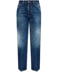 DSquared² - Distressed-Effect Jeans - Lyst