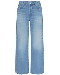 FRAME - Jean Ample The Pixie Loose Délavé - Lyst