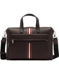 Bally - Leren Aktetas Met Logo - Lyst