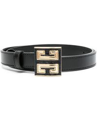 Givenchy - Leather 4g Belt - Lyst