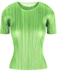 Pleats Please Issey Miyake - Plissé-Effect T-Shirt - Lyst