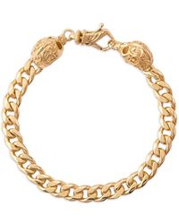 Emanuele Bicocchi - Skull-Detail Chain Bracelet - Lyst
